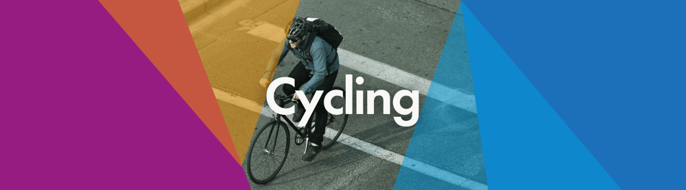 Cycling banner