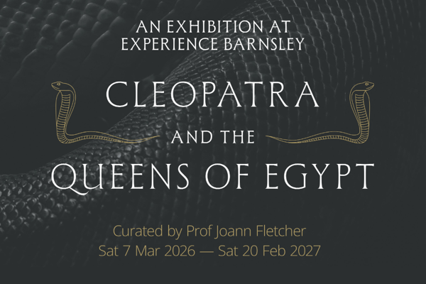 Cleopatra And The Queens Of Egypt Promotional Poster With Snakes