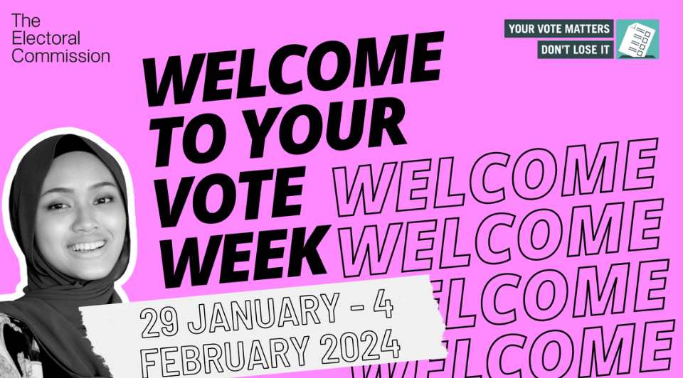 Welcome to your vote week, 29 January to 4 February 2024
