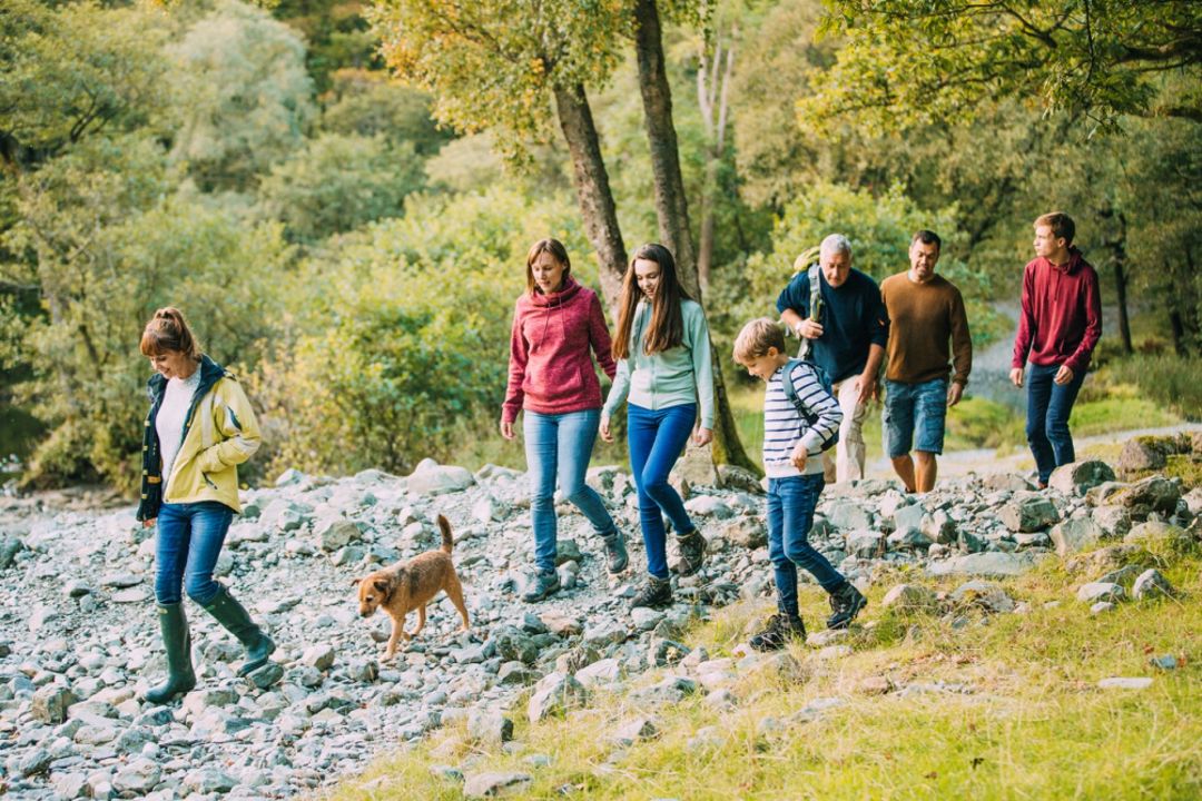 family walk