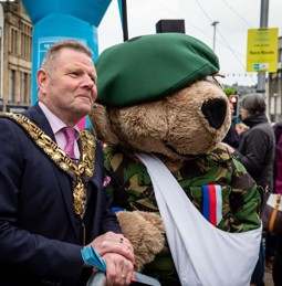 Barnsley Mayor with mascot