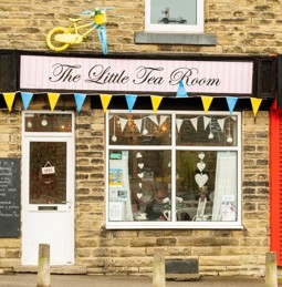 The Little Tea Room with bunting