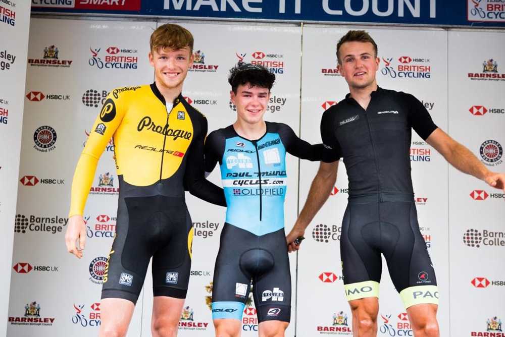 Winners on podium