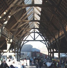 Market barn interior