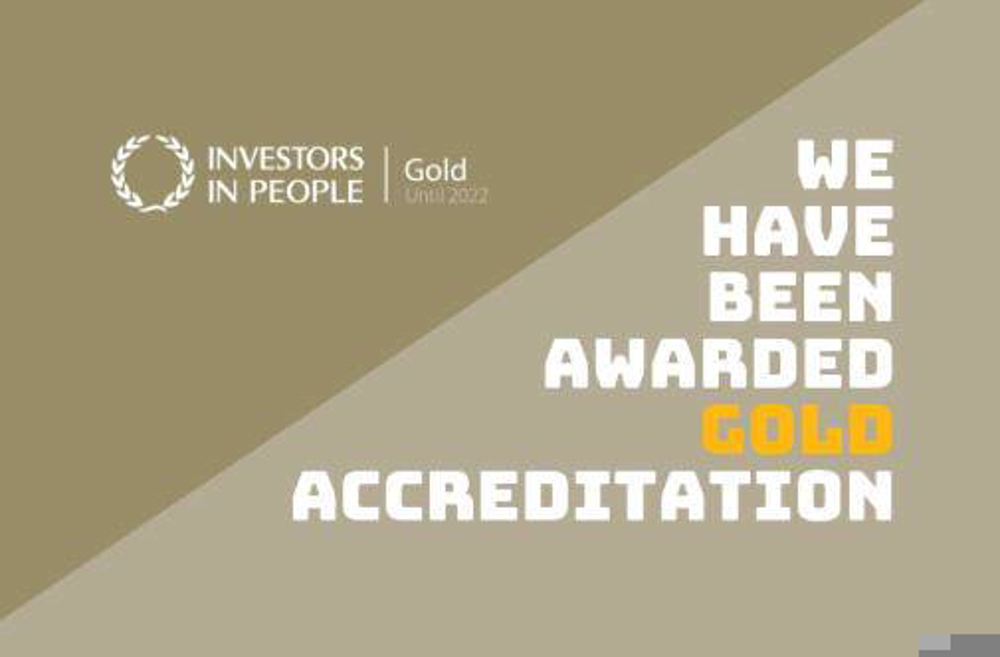 Investors in People Gold accreditation