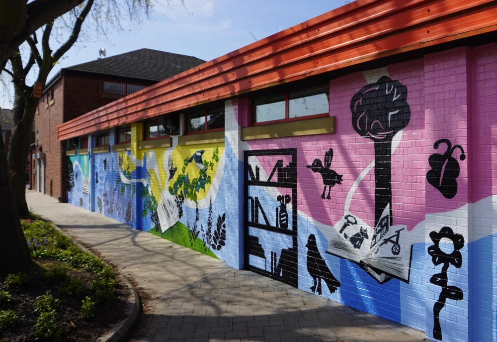 Horse And Groom Mural