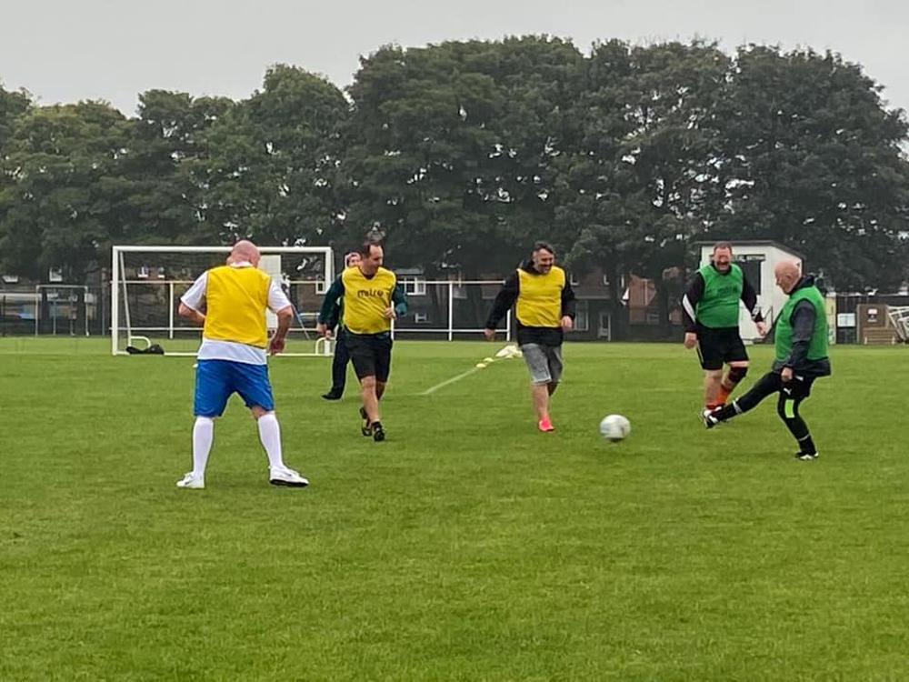 Wombwell Main walking football team