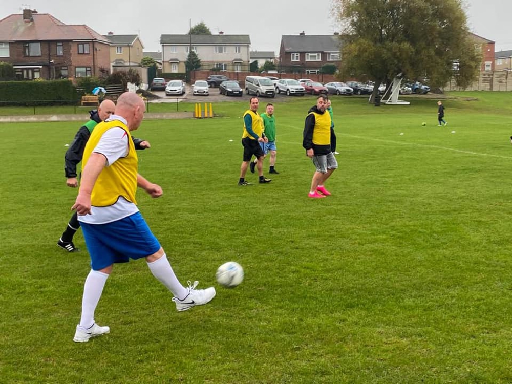 Wombwell Main walking football