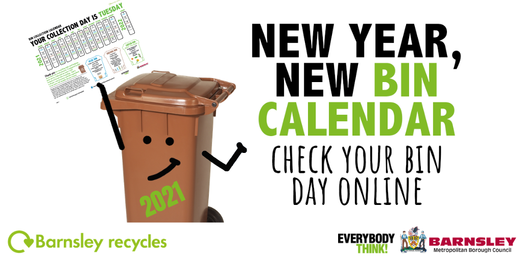 New 2021 bin calendars now available to residents online