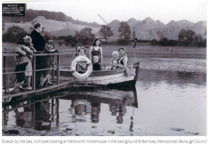 Elsecar by the Sea - family on a rowing boat