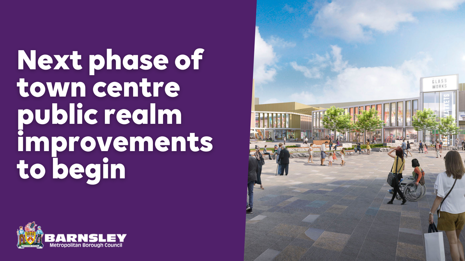 Next phase of the town centre public realm improvements to begin