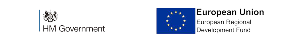 HM Government and European Union European Regional Development Fund