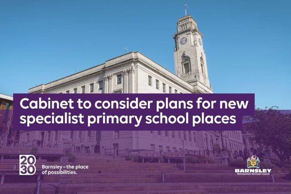 Cabinet to consider plans for new specialist primary school places   .jpg