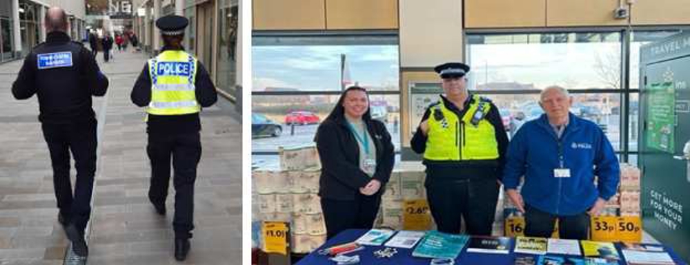 Police Officers During Safer Business Week October 2023