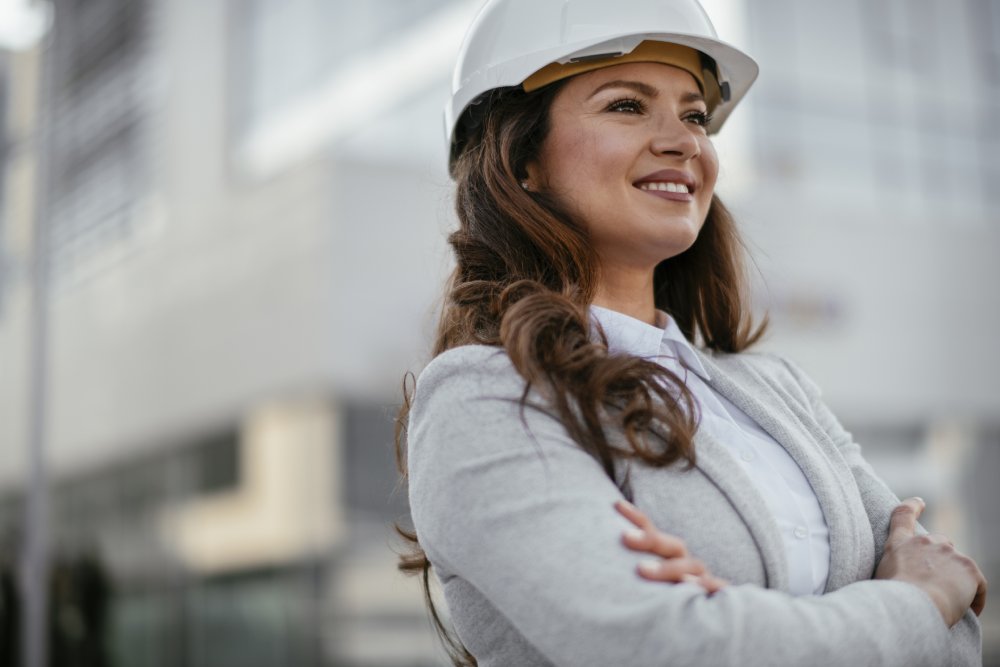 Girl In Hard Hat