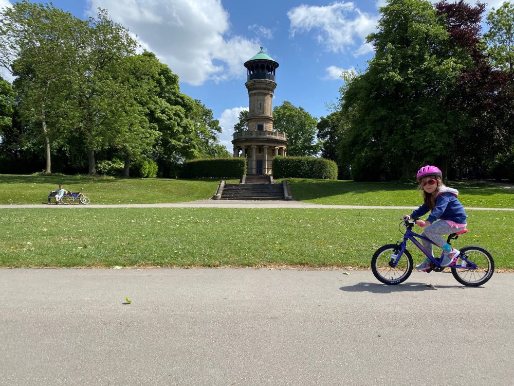 Cycling in Locke Park