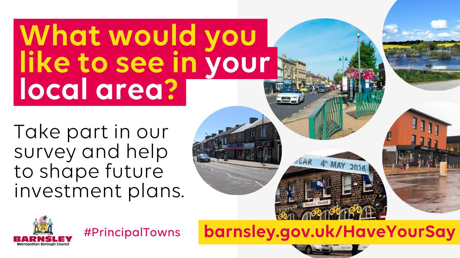 What would you like to see in your local area? Take part in our survey and help us to shape future investment plans.