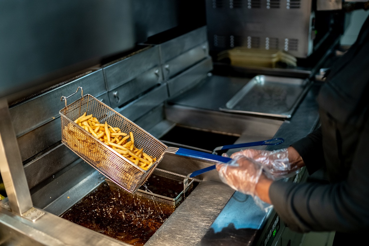 Chips frying in a commerical kitchen.jpg