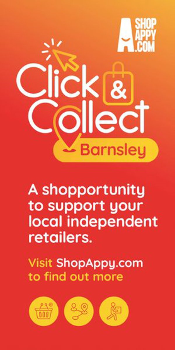 Click and Collect Barnsley. A shopportunity to support your local independent retailers. Visit ShopAppy.com to find out more