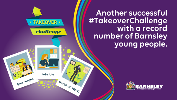 Another successful #TakeoverChallenge with a record number of Barnsley young people.