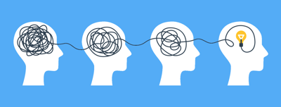 Confused and worried brains