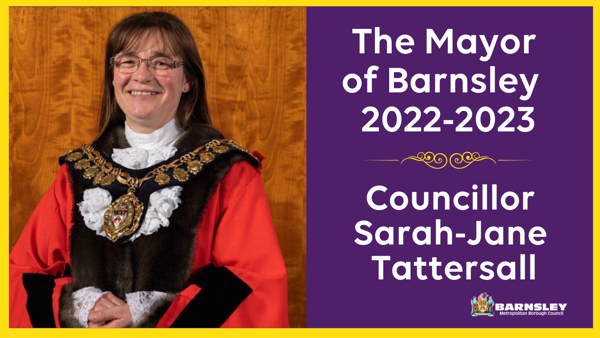 The Mayor of Barnsley 2022-2023, Councillor Sarah-Jane Tattersall