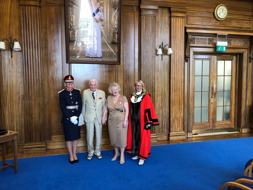 Presentation of BEM to Cynthia Hindley with The Mayor of Barnsley - 18th May 2022