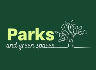 Parks and green spaces logo