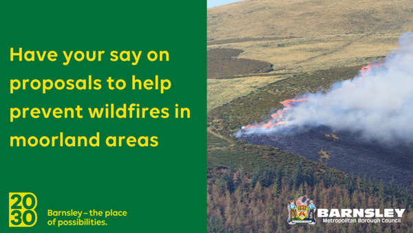 Have your say on proposals to help prevent wildfires in moorland areas