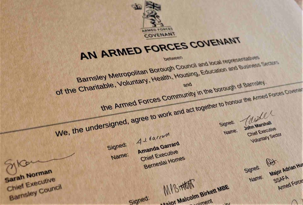 Armed Forces Covenant document