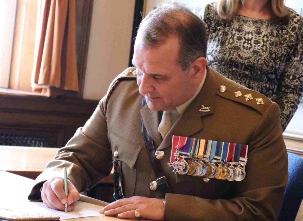 Signing the Armed Forces Covenant