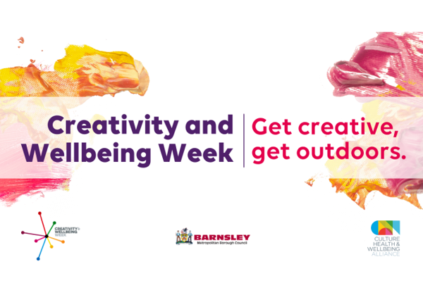 Creativity and Wellbeing Week. Get creative, get outdoors.