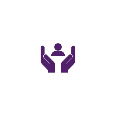 Person in hands