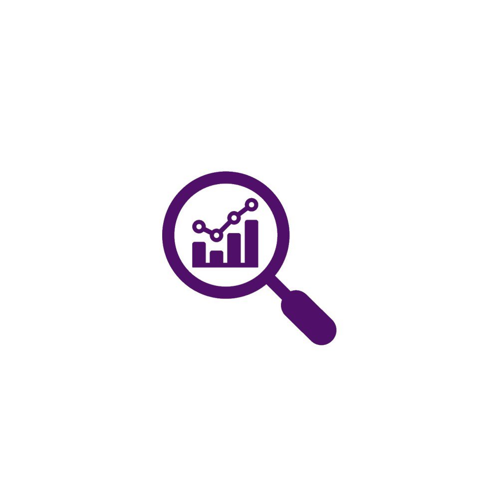Magnifying glass and graphs