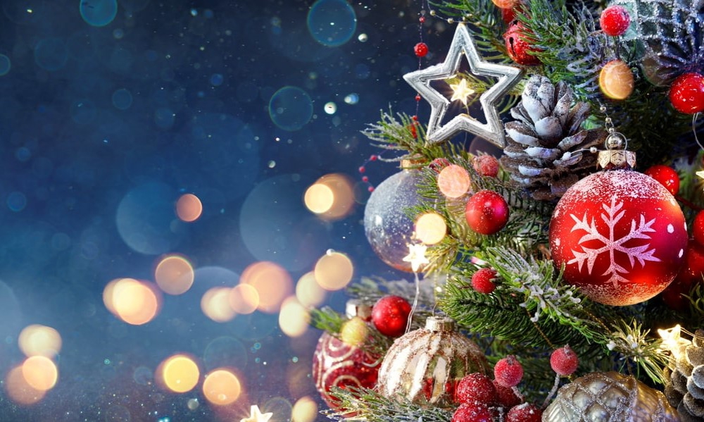 Christmas tree with decorations