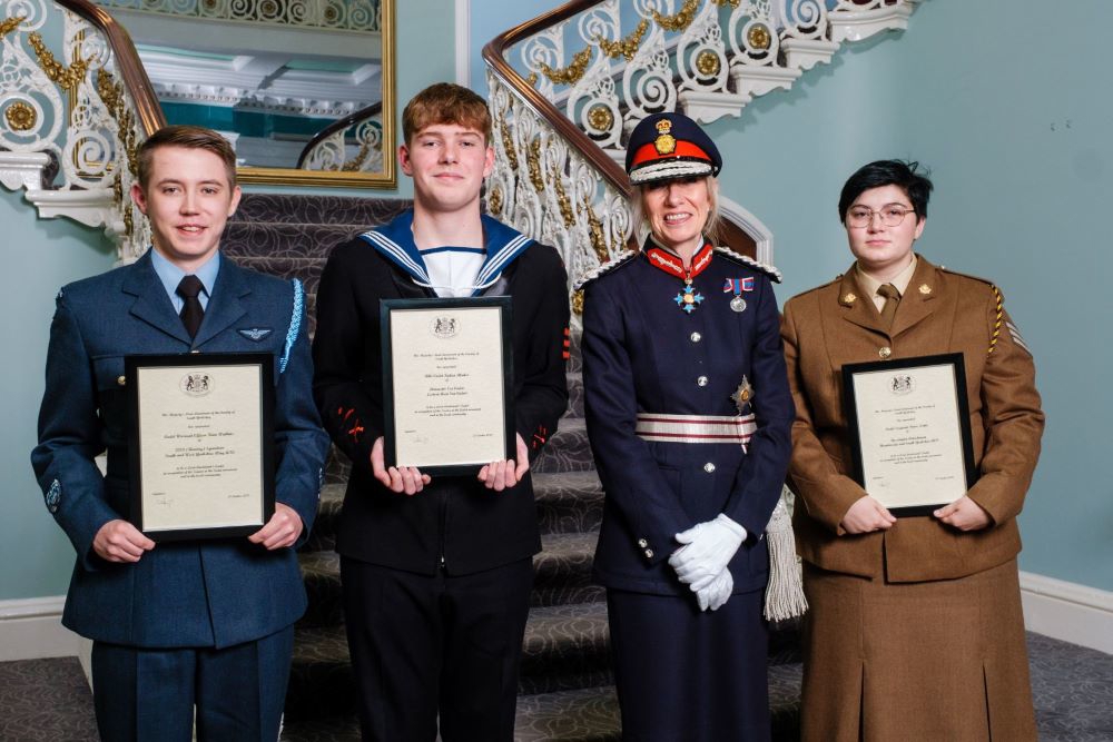 Lord-Lieutenant's with her cadets