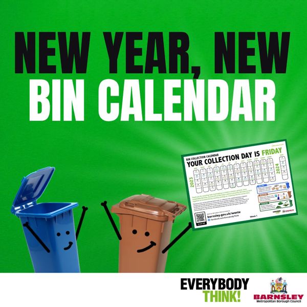 New Year, new bin calendar