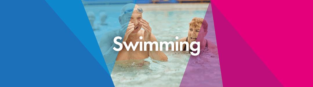 Swimming banner