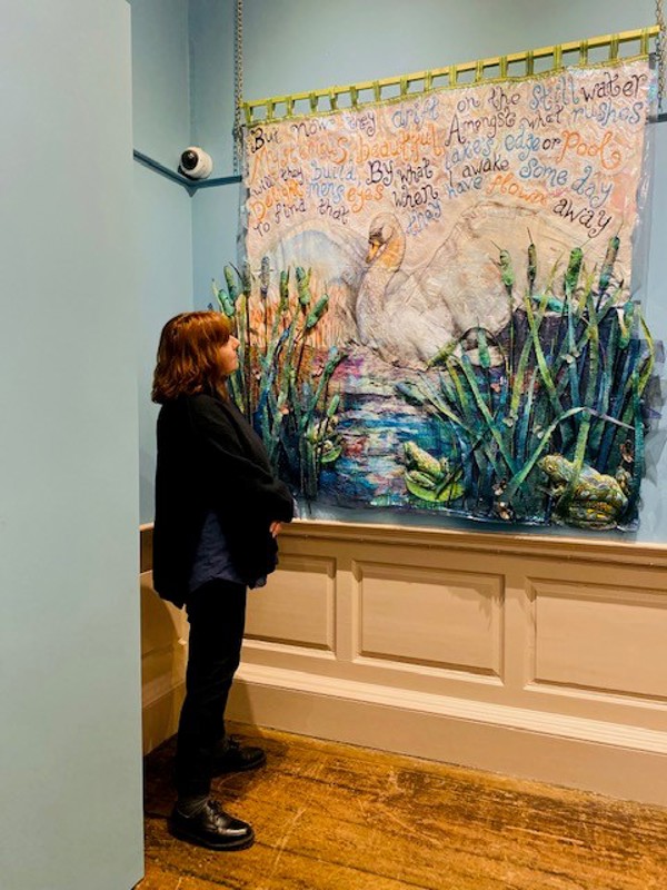 Person in gallery