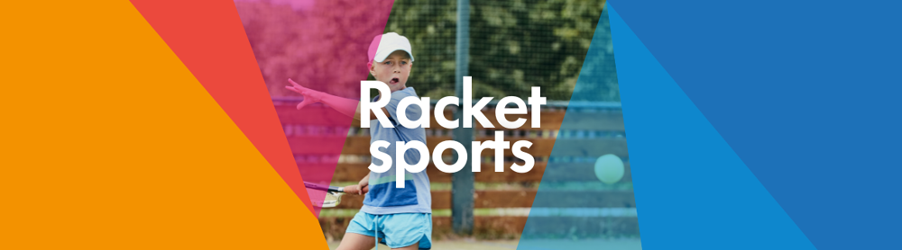 Racket sports banner