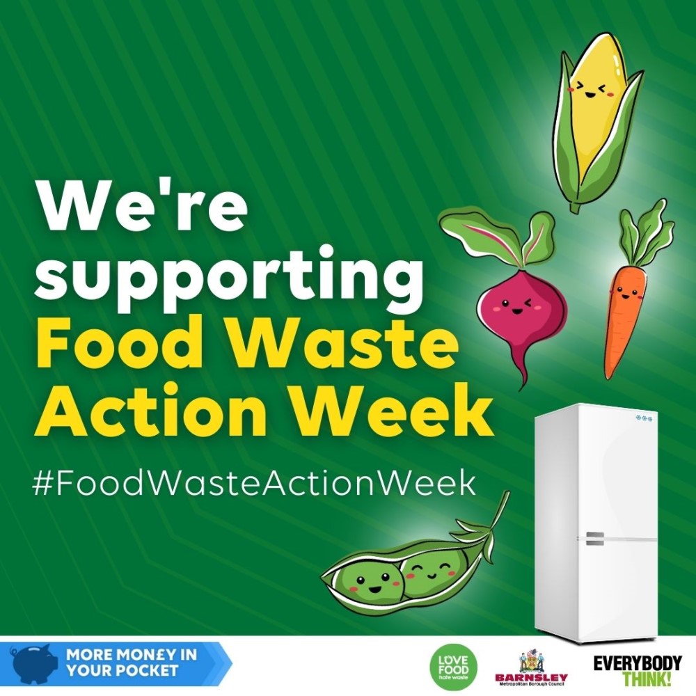 We're supporting Food Waste Action Week #FoodWasteActionWeek