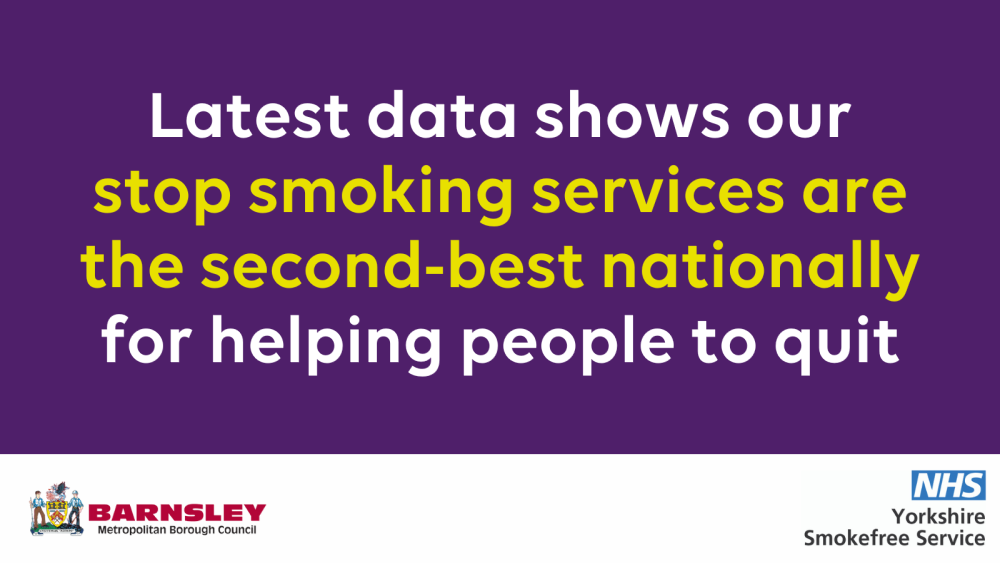 Latest data shows our stop smoking services are the second-best nationally for helping people to quit