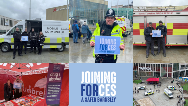 Joining forces event in the glass works square
