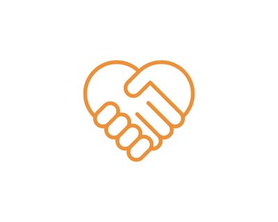 Hands in heart shape