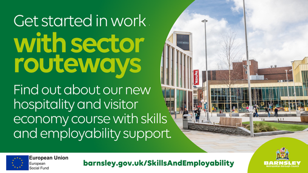 Get started in work with sector routeways. Find out about new hospitality and visitor economy course with skills and employability support