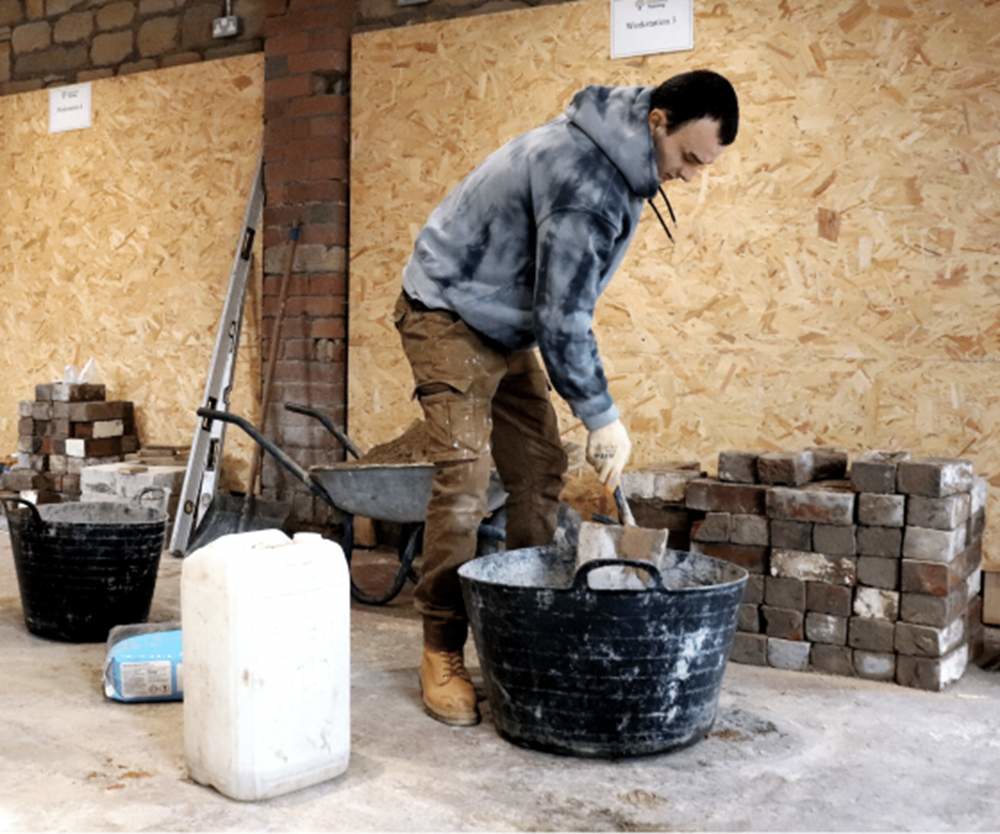 Carl on construction site