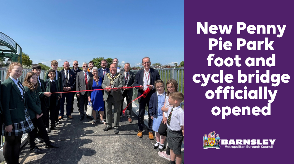 New Penny Pie Park foot and cycle bridge officially opened