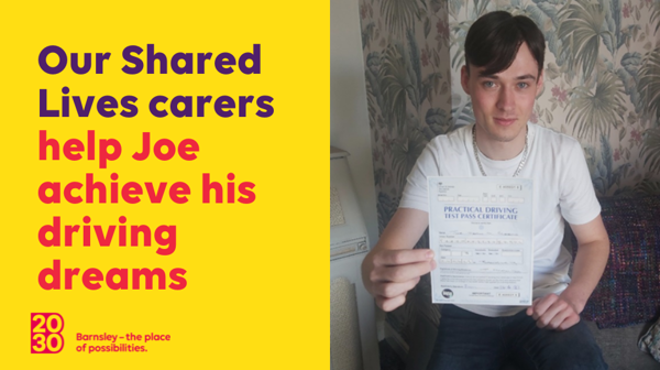 Our Shared Lives carers help Joe achieve his driving dreams