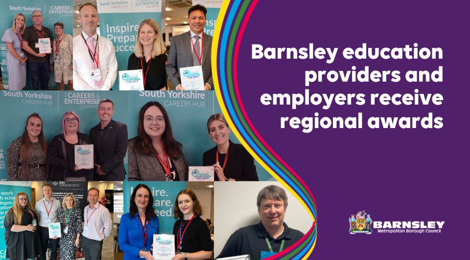 Barnsley education providers and employers receive regional awards