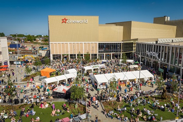 Flavours food festival in the glass works square
